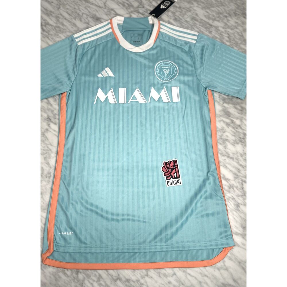 Adidas Inter Miami Jersey Authentic Third Soccer Jersey JJ1449 Mens Medium NEW